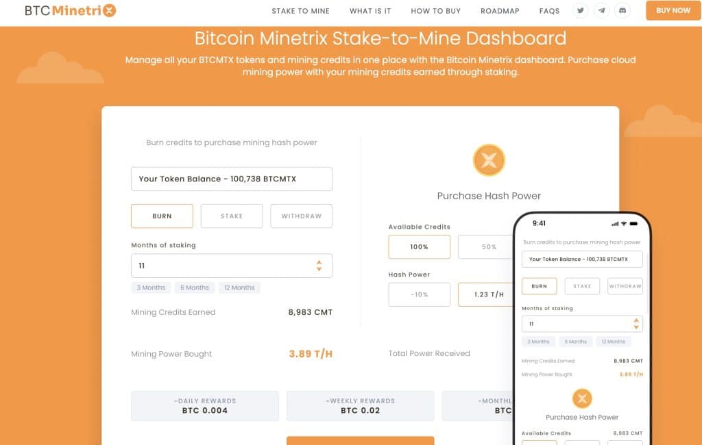 Bitcoin Minetrix - Нова криптовалута, която ще промени из основи клауд майнинга