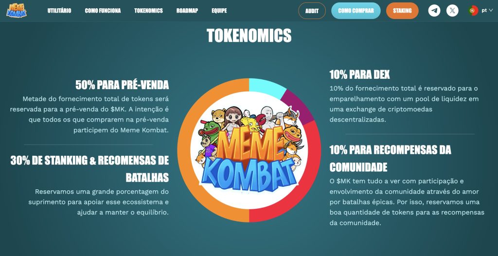 Meme Kombat Tokenomics