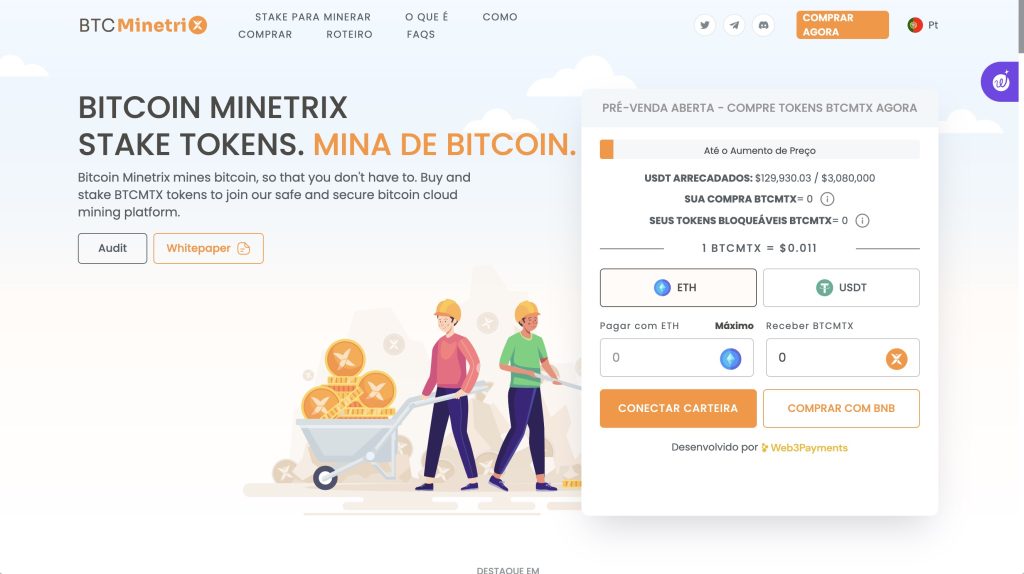 Roadmap do Bitcoin Minetrix