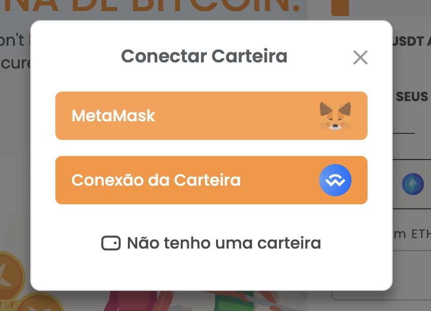 Baixe uma carteira Web3 compatível