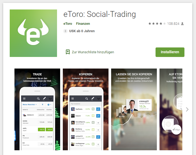 eToro Trading App