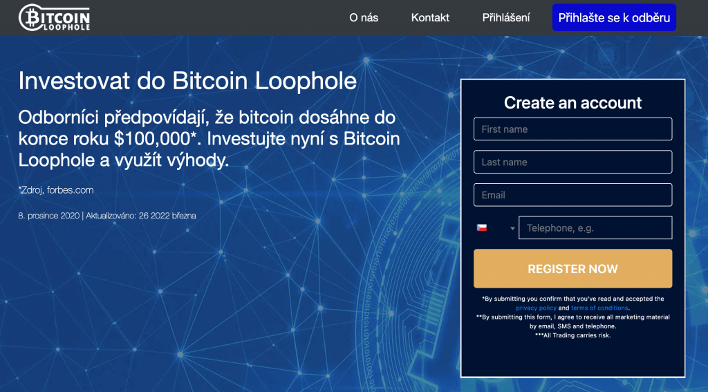 Založte si účet_Bitcoin Loophole