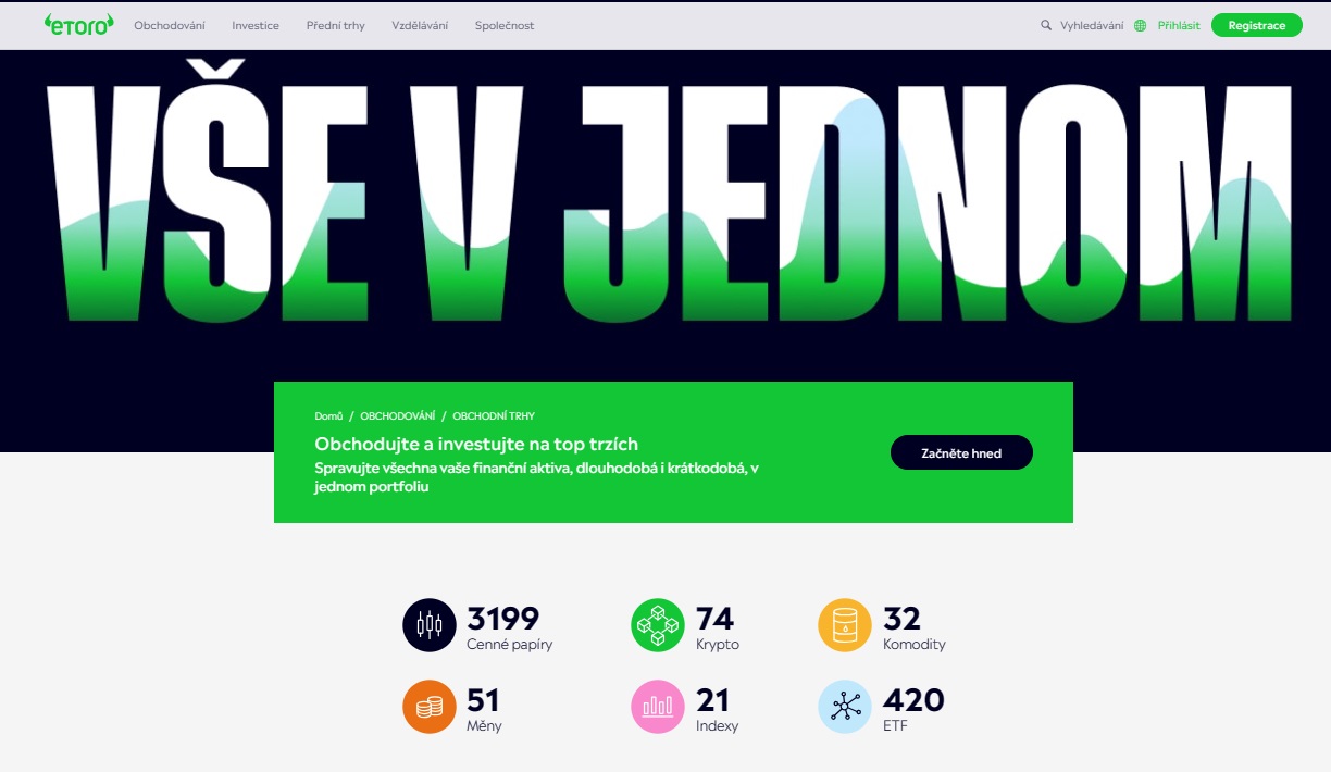 Etoro je platforma, kde koupit altcoiny