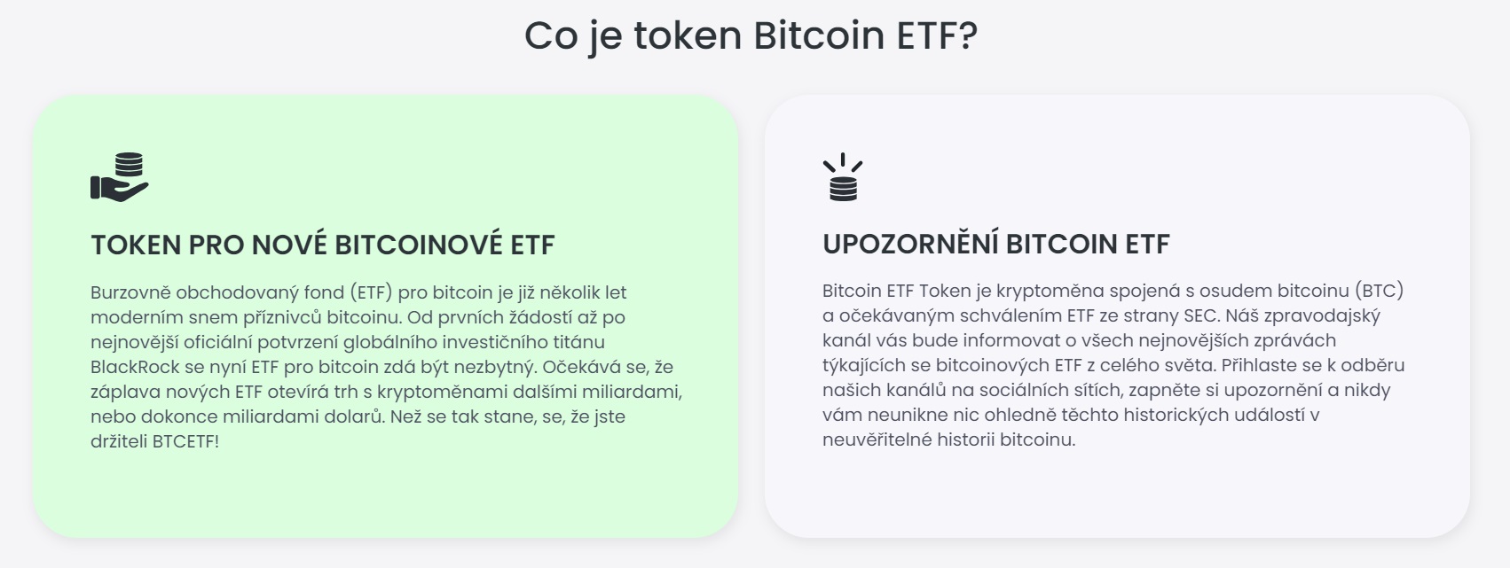 Co je Bitcoin ETF