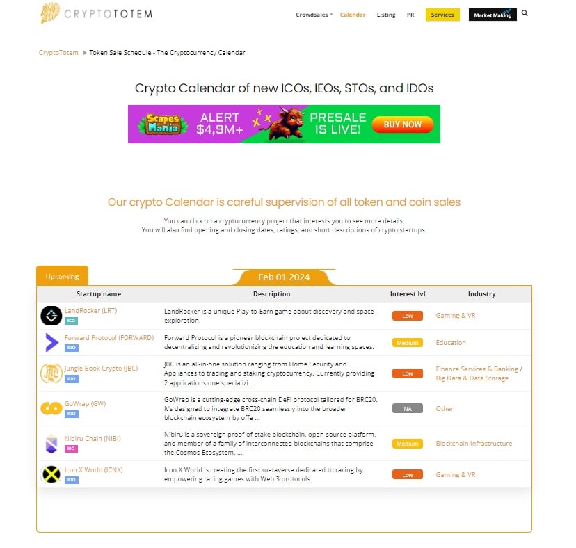 Kde najít IDO krypto