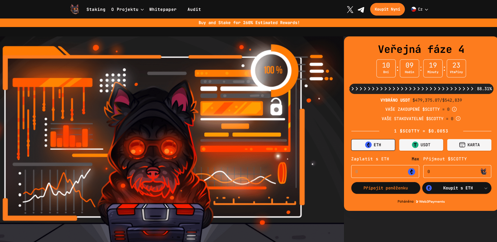 Nejlepší ICO krypto Scotty AI