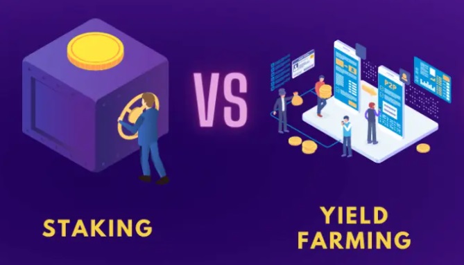 Staking kryptoměn vs yield farming