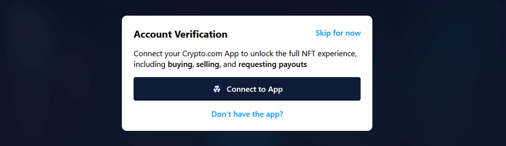 Crypto.com Verifikation