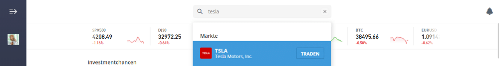 Tesla etoro