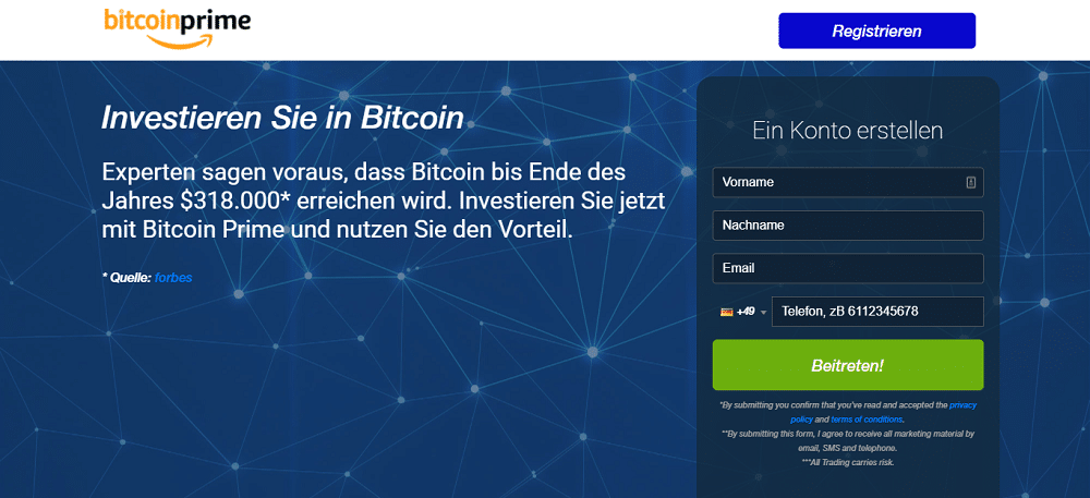 bitcoin prime homepage