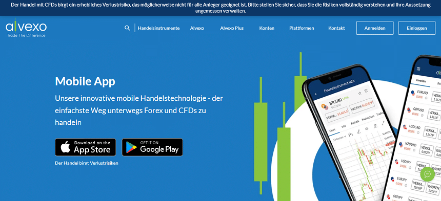 Alvexo Mobile Handels-App