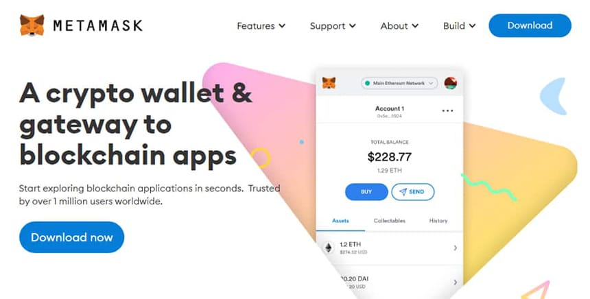 MetaMask Wallet für neue Kryptowährung