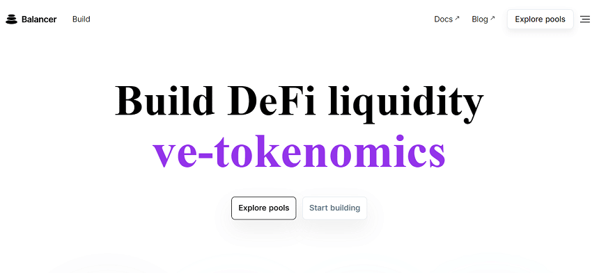 Balancer DeFi Liquidity Protocol