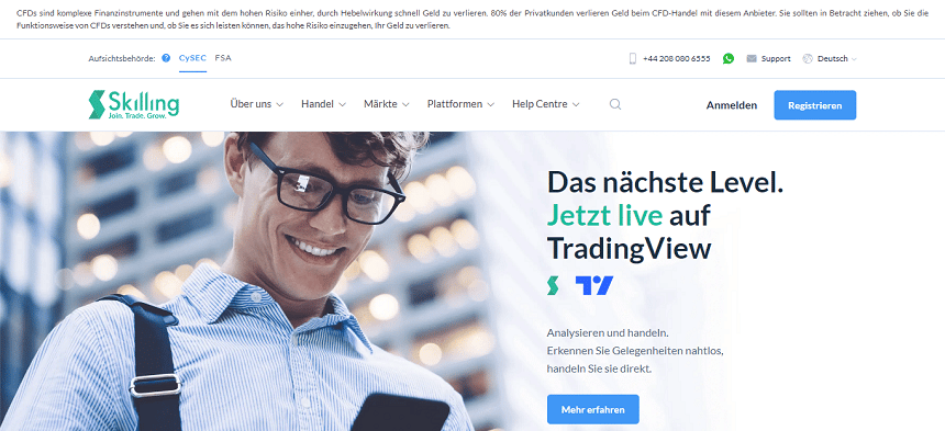 Skilling™ - CFD-Handelskonto in Deutschland 