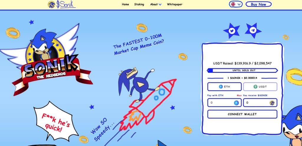 Sonik presale kaufen