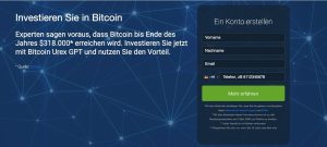 Registrieren BTC GPT Urex