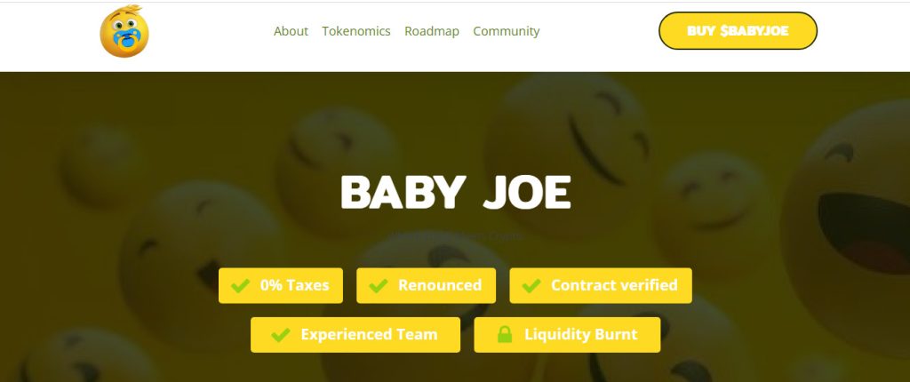 Baby Joe neue Kryptowährung mit unbeschwertem Ansatz