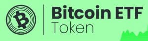 Bitcoin ETF Token Logo Vorverkaufswebseite