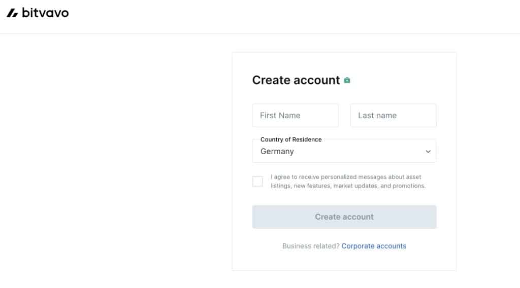 Schritt 1: Konto eröffnen und Ausweisdokument hochladen