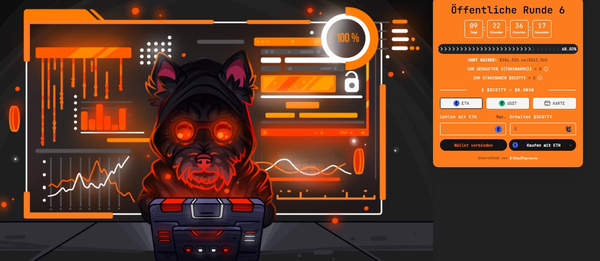 Scotty AI Token kaufen offizielle Webseite Vorverkauf