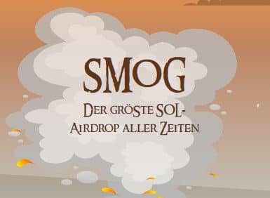 Smog Token größter SOL-Airdrop aller Zeiten