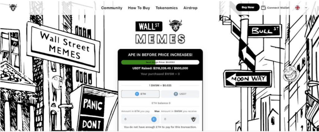 Wall Street meme online