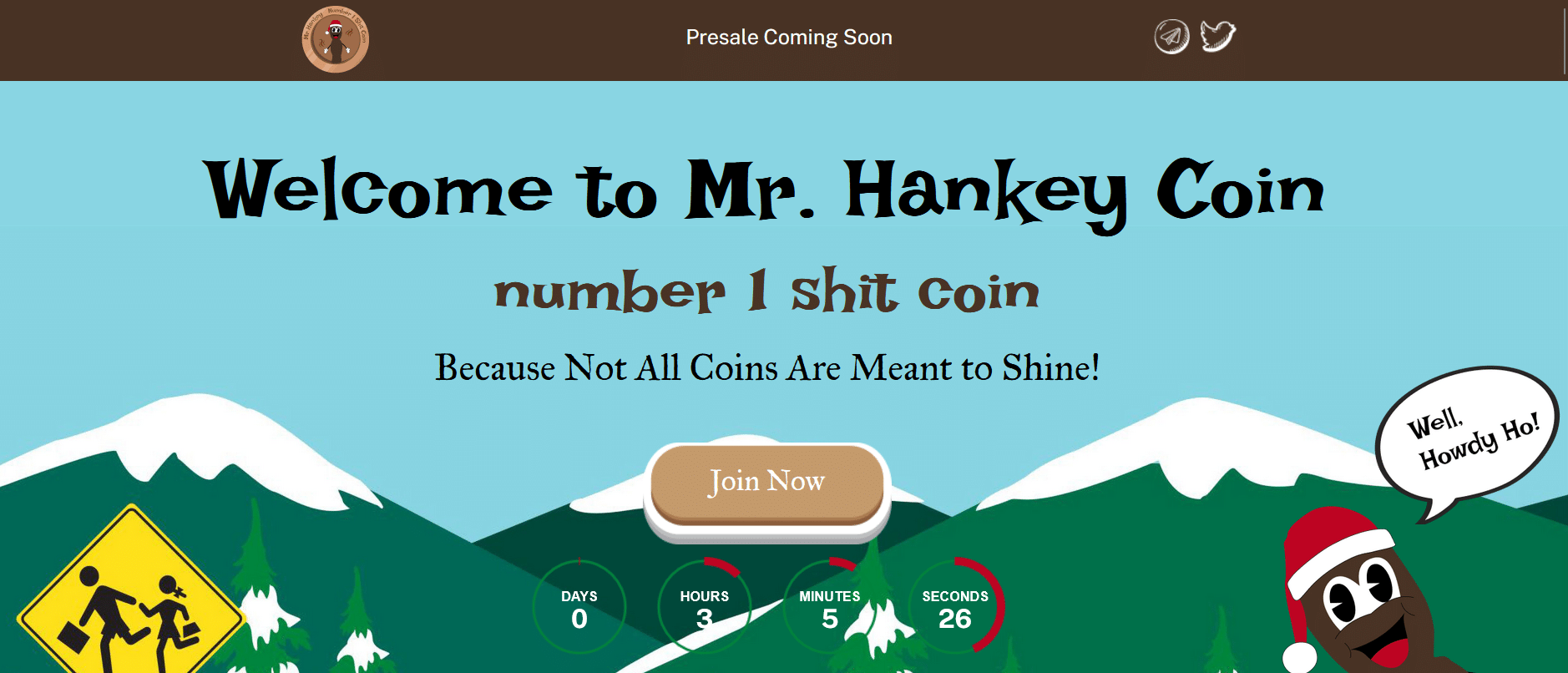 mr hankey coin homepage
