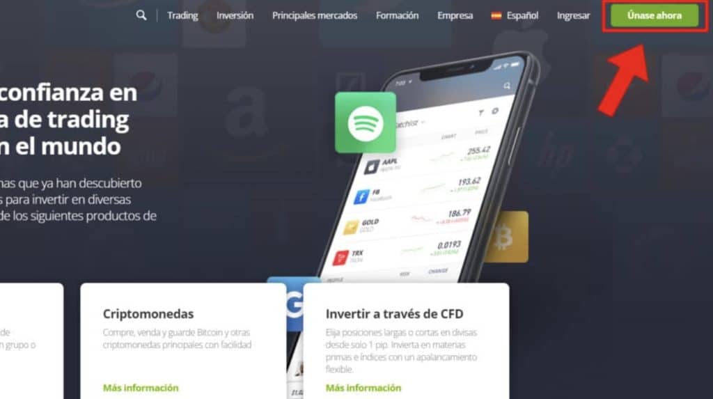 eToro para lucky block crypto