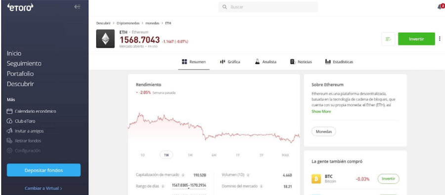 Paso 2: Depositar fondos social trading