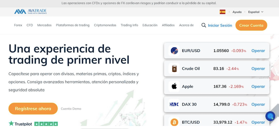 Avatrade- De los mejores brokers online para criptos