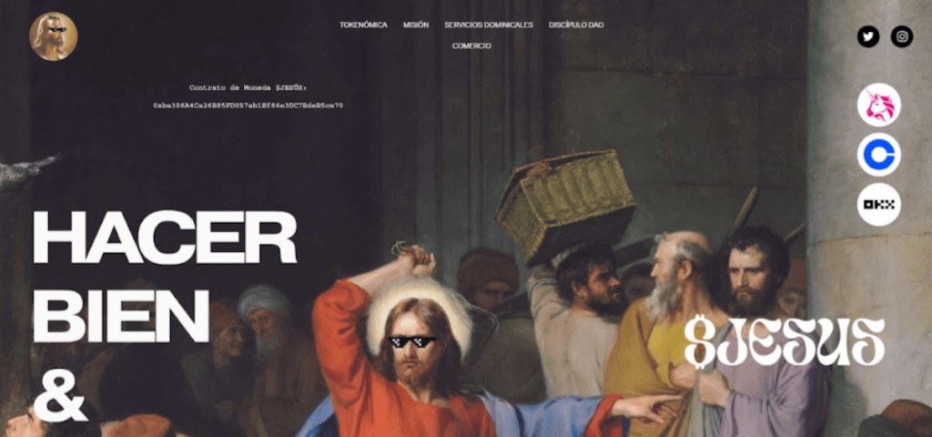 Jesus Coin memecoin
