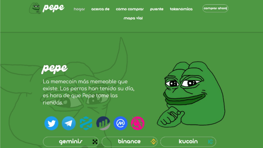 Pepe Coin memecoin