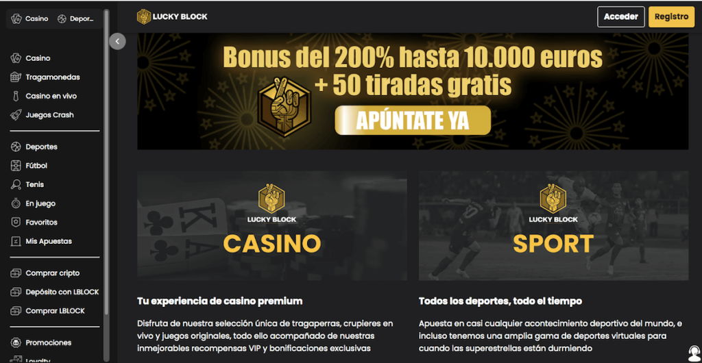 lucky block casino opiniones
