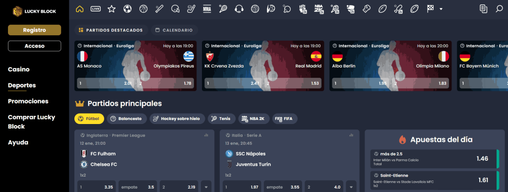 lucky block apuestas