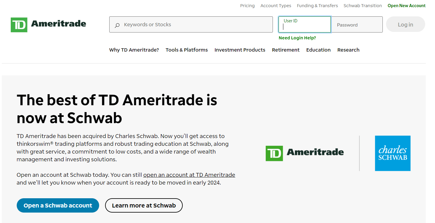 TD ameritrade actualización-comprar acciones