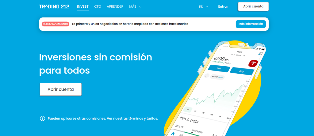 Trading212- comprar acciones
