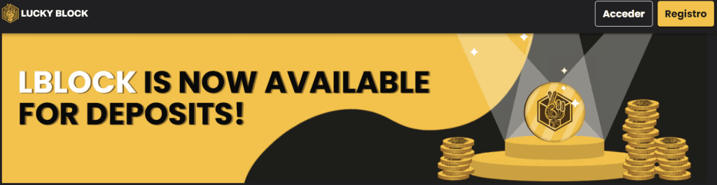 lucky block métodos de pago