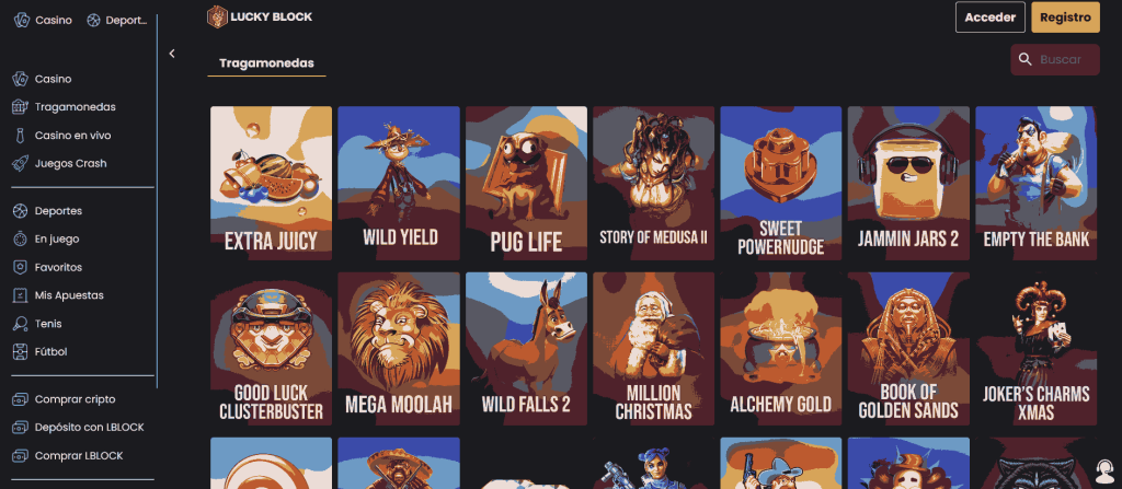 lucky block casino opiniones