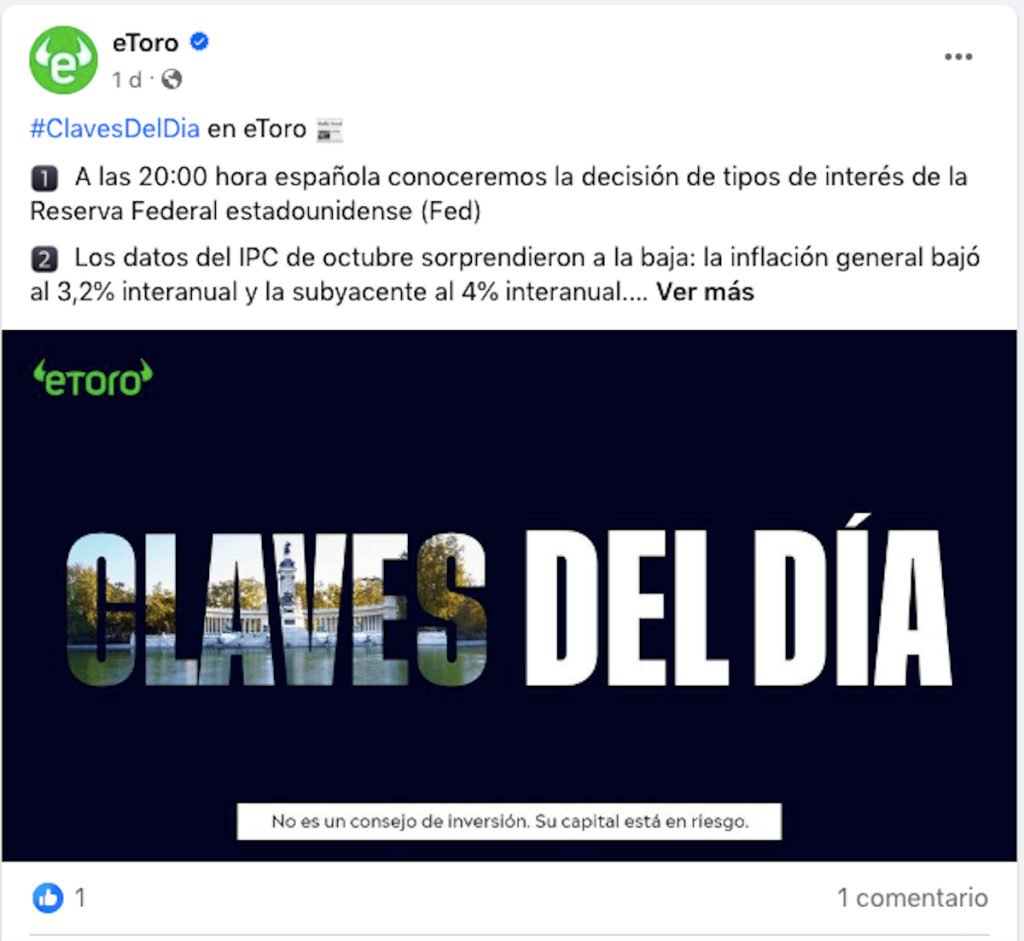 social trading etoro en redes sociales