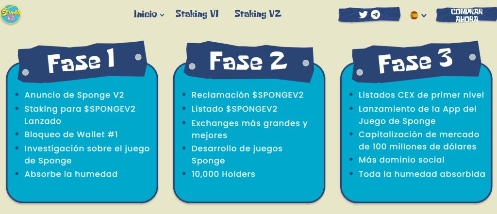 cómo comprar Sponge v2