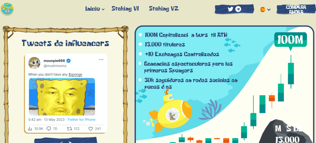 Staking que es- como comprar sponge v2