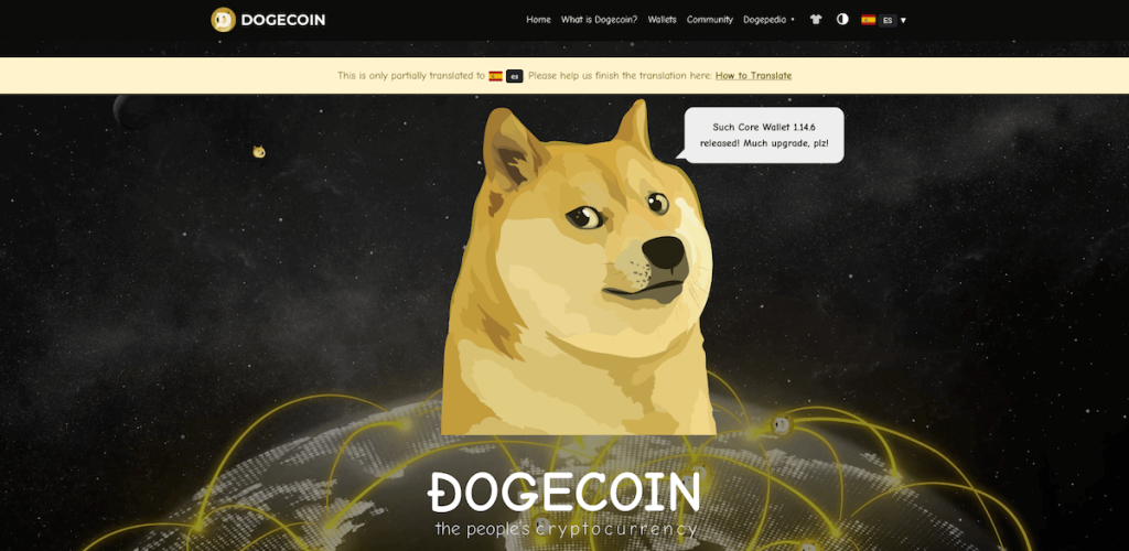 Dogecoin criptomonedas perro