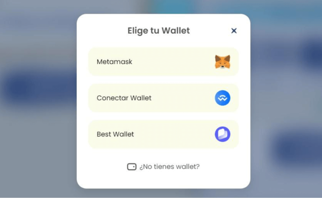 Paso 2. Vincula la wallet al proyecto - criptomonedas metaverso
