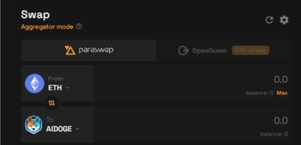Paso 3. Compra los tokens $AIDOGE - criptomonedas de perros