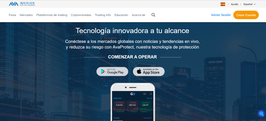 app criptomonedas avatrade