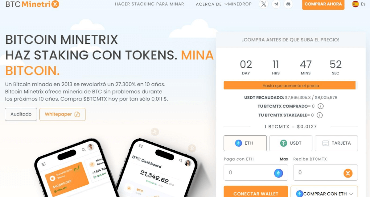 Criptomonedas Airdrop - BTC Minetrix