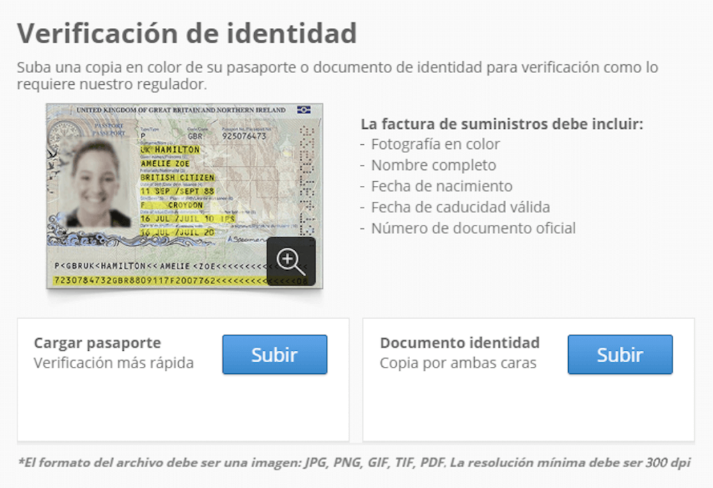 etoro verificar identidad wallet criptomonedas