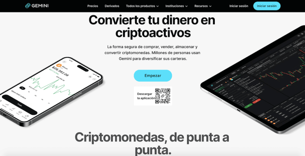 gemini exchange criptomonedas
