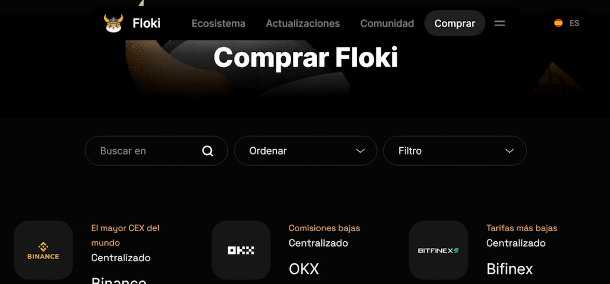 Paso 1. Registrate en una exchange - comprar floki inu