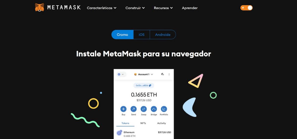 Paso 2. Instala Metamask para comprar floki inu